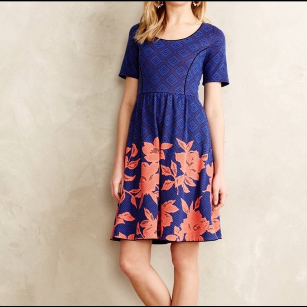 Anthropologie HD in Paris Blushed Blooms Dress